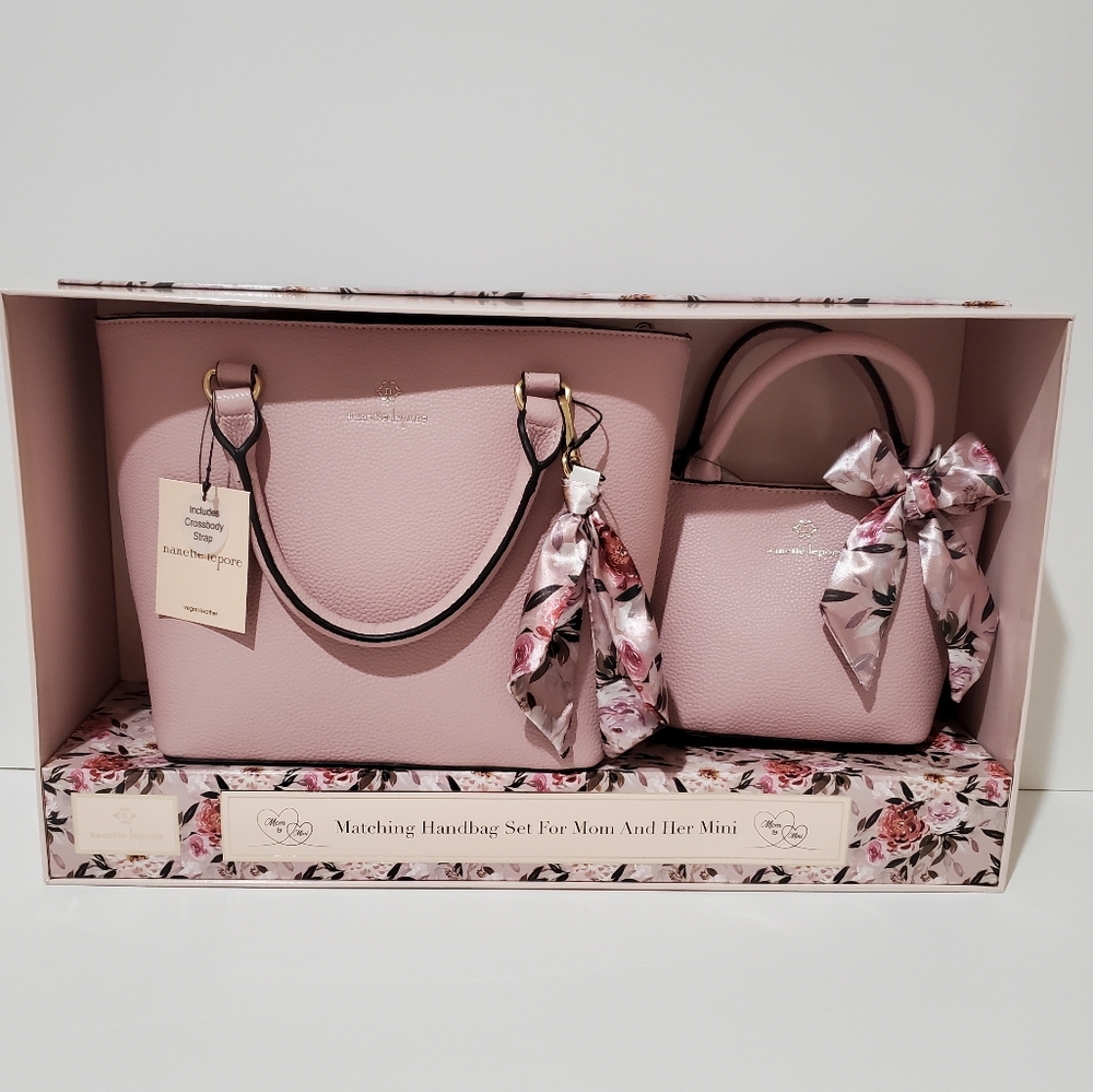 ❌️SOLD❌️Nanette Lepore Matching Handbag Set For Mom and Her Mini - Picture 1 of 6